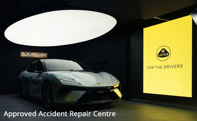 Lotus Approval at Porters Bodyshop Northern Ireland